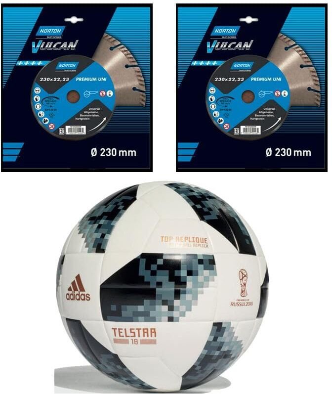 Saint Gobain - Norton Clipper Diamant Sägeblatt Vulcan Laser 230 x 22,23 mm Nass- und Trockenschnitt