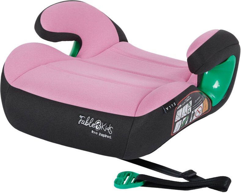 FableKids Autokindersitz Autositz Kinderautositz Kindersitz Sitzerhöhung ece R129/03 .Pink