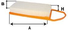 Baldwin luftfilter - S22140