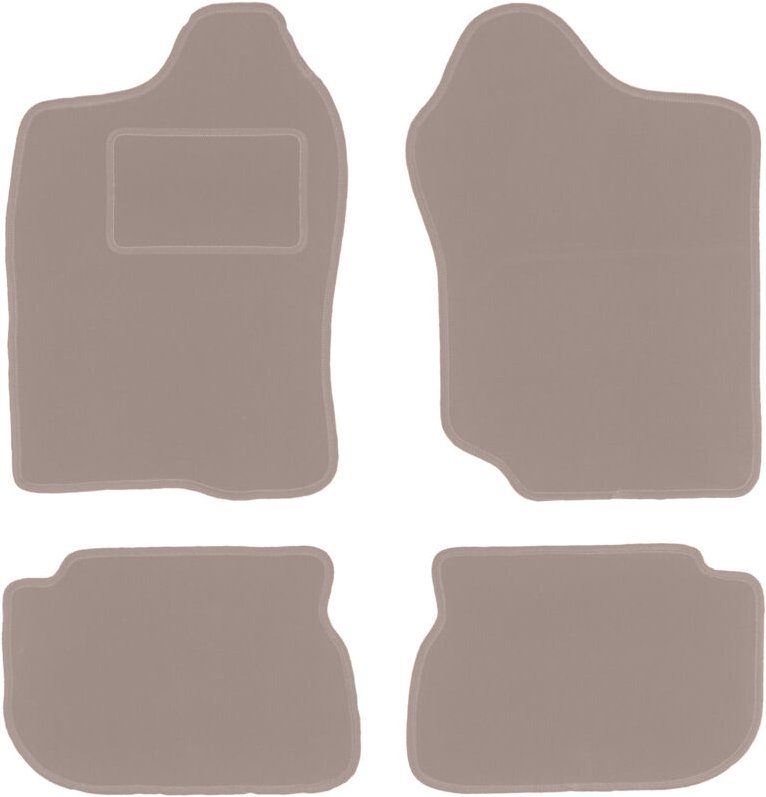 Beige Veloursmatten für: Suzuki Jimny SUV (1998-2007)