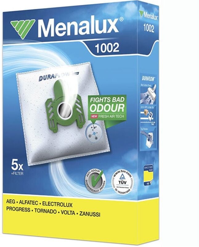 Ersatzteil - Set von 5 Beuteln 1002P - - tornado, progress, electrolux, zanussi, singer, aeg, essentiel b, volta