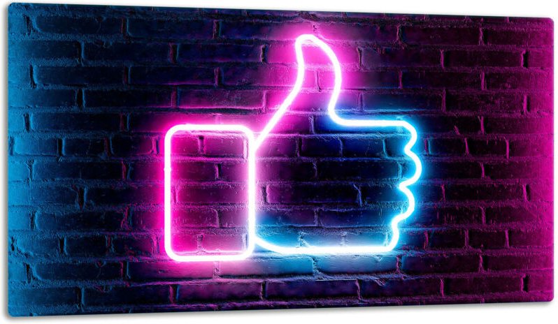 Glasschild Schneidebrett 52x30 Stück