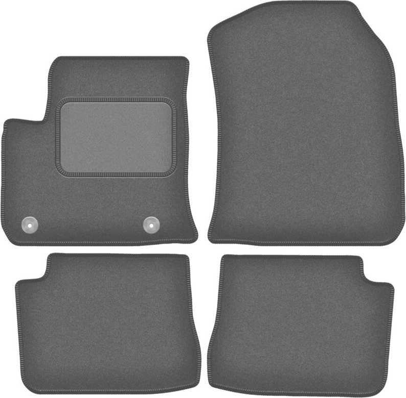 Graphit-Fußmatten für: Volkswagen e-Up Fließheck (2019-)