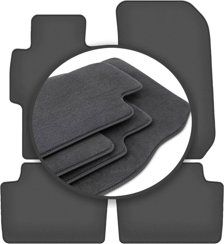 Premium-Fußmatten für: Honda Accord VII Limousine, Kombi, Tourer, Type-S (2002-2008)