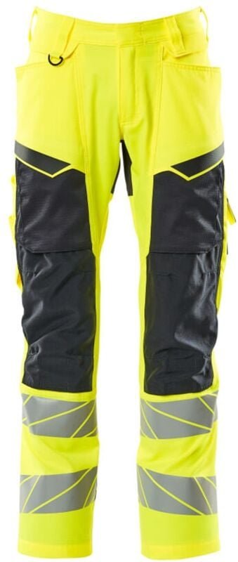 Thumbnail - Warnschutz Bundhose 19579-236-17010 Gr. 23 hi-vis gelb/schwarzblau - Mascot