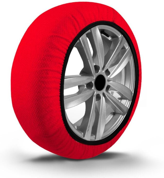 3D Schneesocken xs rot