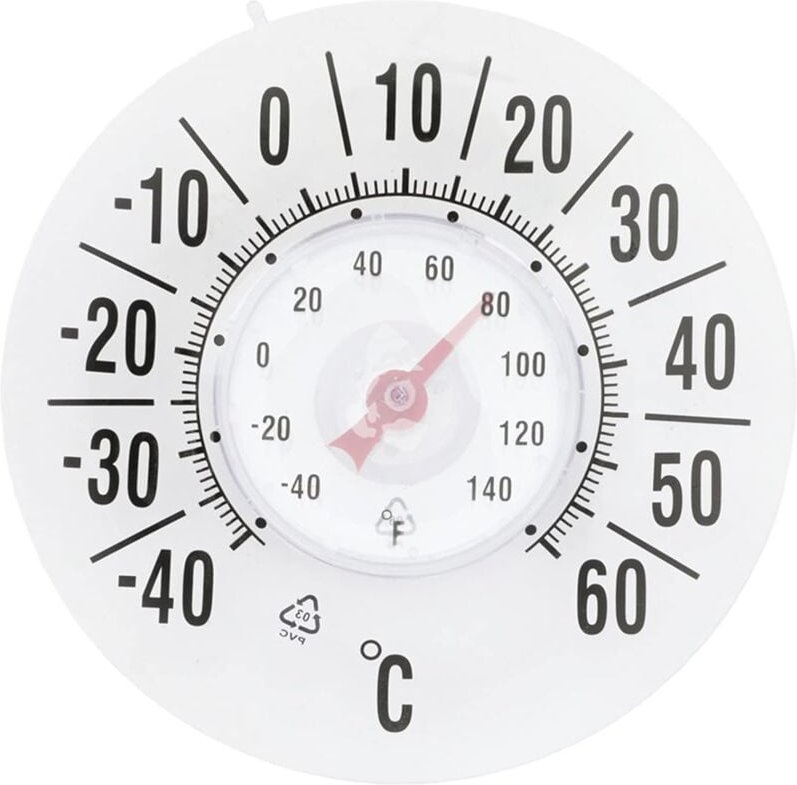 Thumbnail - Verbessertes Fensterthermometer für außen und innen – transparent – batterielos – Außentemperaturmonitor – Fensterthermo...