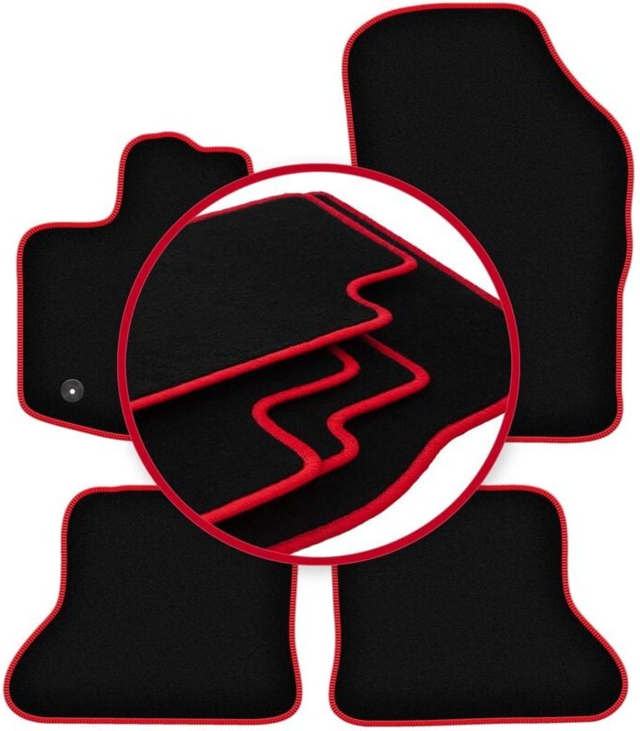 CARLUX-RED Automatten für: Dacia Dokker Minivan (2013-)