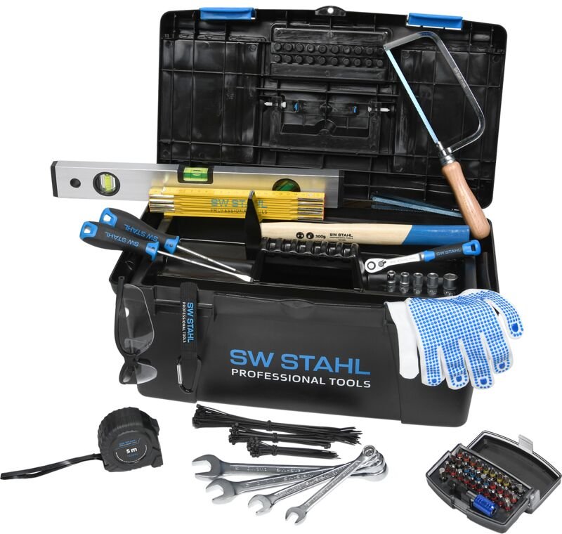 SW-Stahl Tool Box, Werkzeugkoffer gefüllt, young pros, 133-teilig
