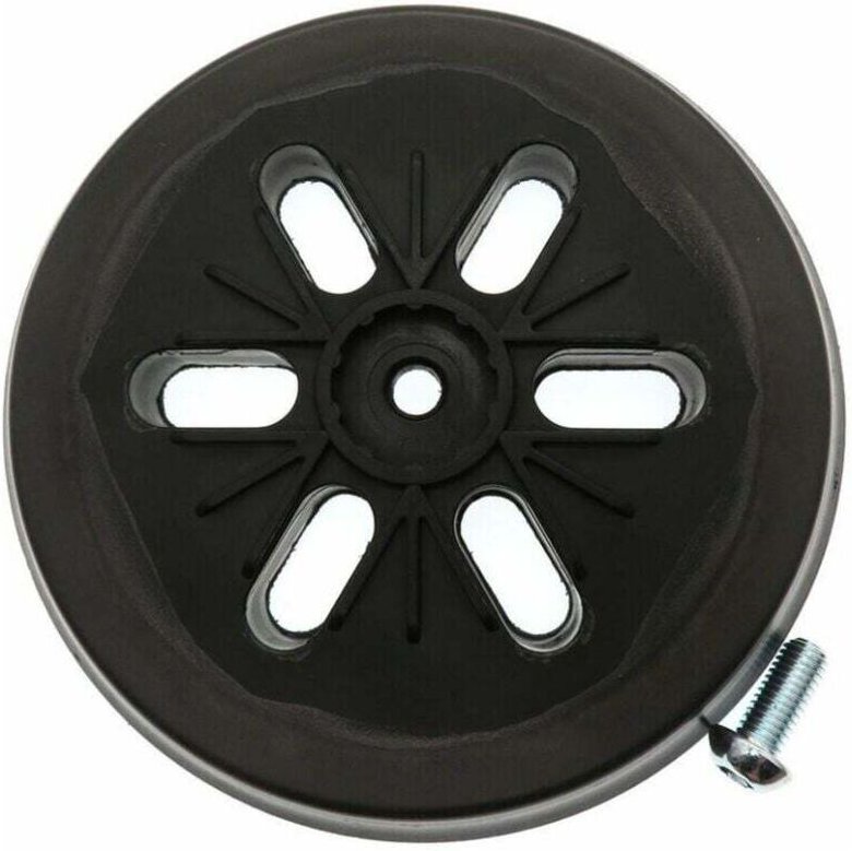 Schleifteller für Bosch Exzenterschleifer gex 150 ac, pex 15 ae, gex 150 Turbo 150 mm mit Schraube