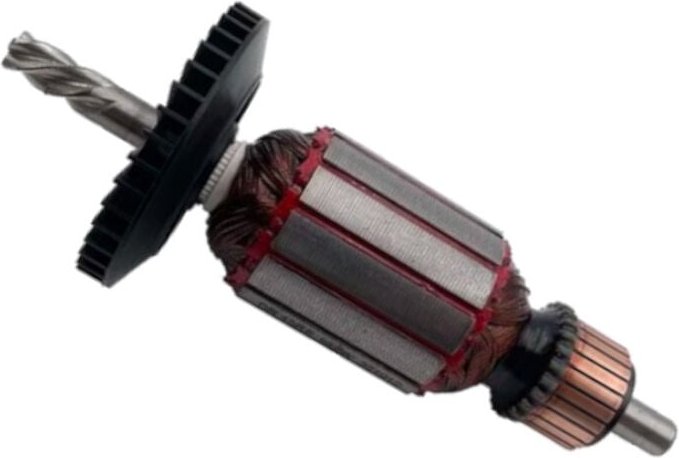 Thumbnail - Trade-Shop Anker Rotor Läufer Motor Ersatzteil mit Lüfter kompatibel mit Bosch GSB 501, GSB 600 RE, PSB 600 RE ersetzt 2...