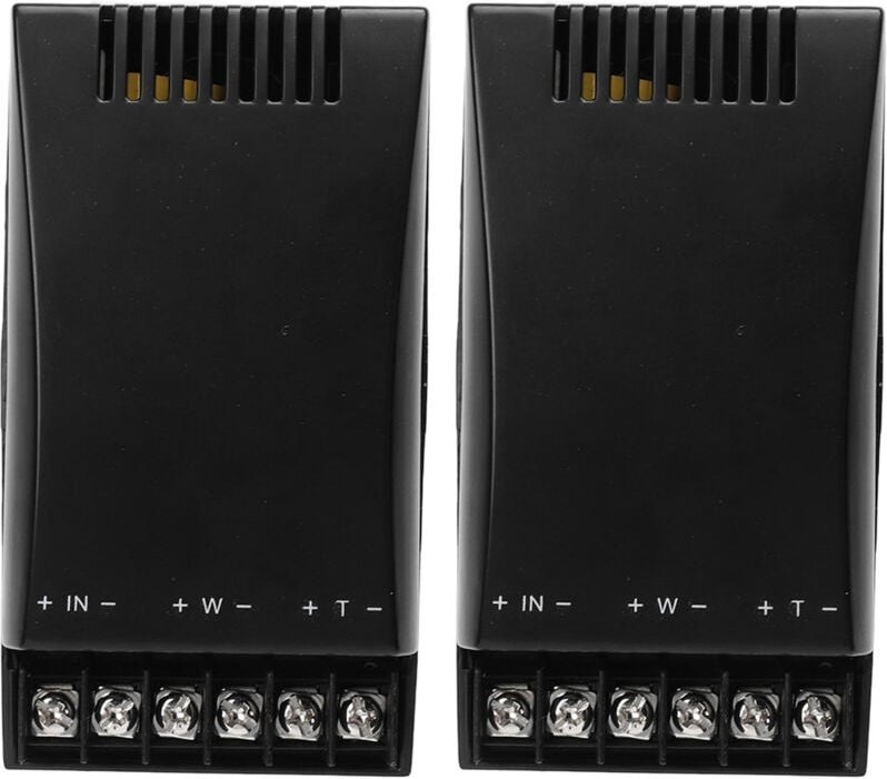 Zoternen - 2 Stück 2-Wege-Auto-Audio-Crossover-Ausgang, 100 w, 12 v, Lautsprecher mit ABS-Schale mit korrektem Klang für...