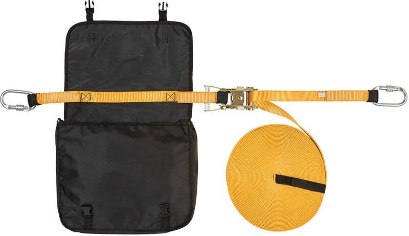 Temporäre horizontale Lebenslinie 20m Gelb/Schwarz