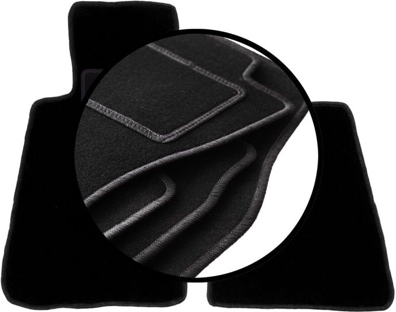 Komplettset Veloursmatten für: Smart Roadster Roadster (2002-2005)