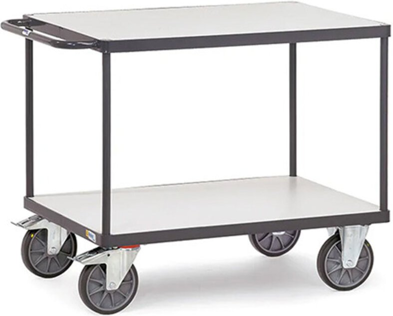 Werkstattwagen ESD - 2 Platten - 1200 x 800 mm - Tragfähigkeit 600 kg - 9403