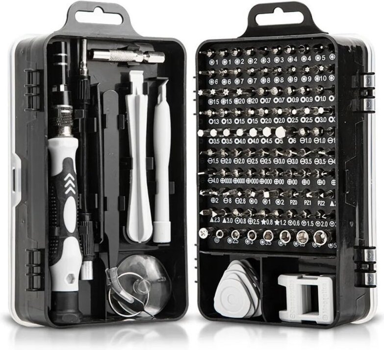 Toolive - Schraubendreher 115 in 1 Feinmechaniker Schraubendreher Set