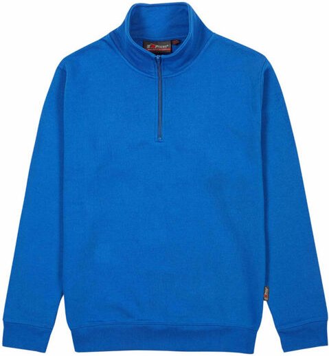 Thumbnail - Arbeits-Sweatshirt mit halbem Reißverschluss TAUTRA - Royalblau XL