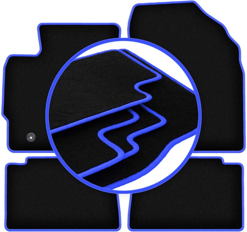 CARLUX-BLUE Autofußmatten für: Toyota Auris II Hybrid Fließheck, Kombi (2012-2018)