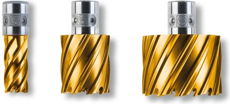 Hss Dura 50 Kernbohrer mit QuickIN-Aufnahme, Bohr-Ø 43 mm, Schnitttiefe 50 mm - Fein