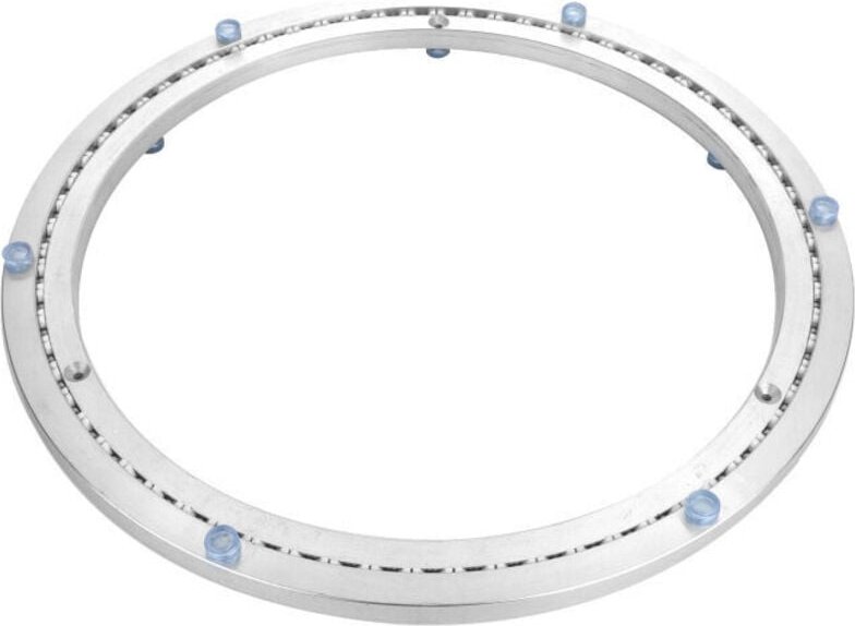 Drehtellerlager aus Metall, runder Drehfuß, 360° drehbar, einreihige Kugellager, für hohe Beanspruchung, ø35cm - Ulisem