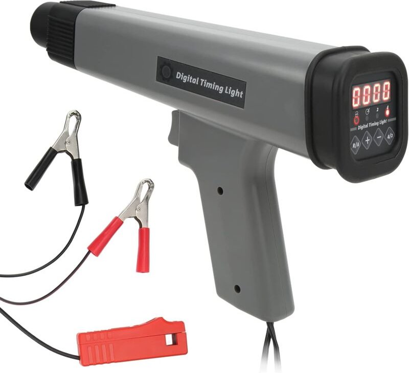 Zündblitzlampe, 12 v induktive Benzin-Blitzlampe, Digitalanzeige, tragbarer Reparaturmotor, Kfz-Erkennung, für Auto, Mot...