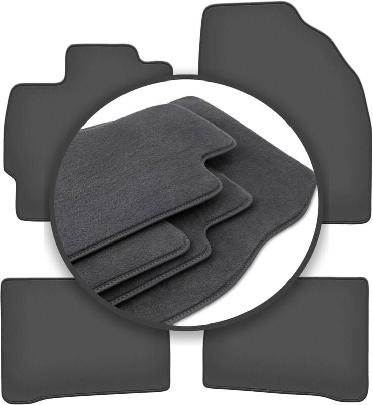 Premium-Fußmatten für: Toyota Prius III Schrägheck (2009-2011)