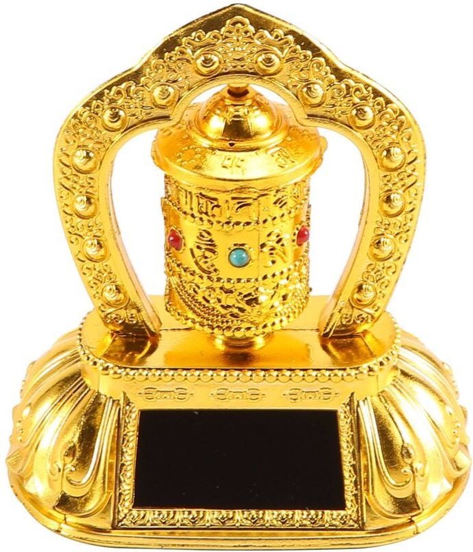 Tlily - Sonnen Gebet , Auto Spinnen Solar Power Tibetisch Buddhistische Dekoration