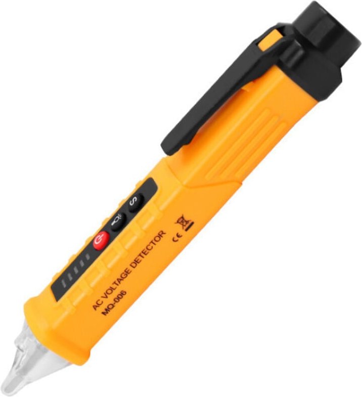 Thumbnail - Berührungsloser Spannungsprüfer, Wechselspannungstester 12–1000 V mit einstellbarer Empfindlichkeit mit Taschenlampe und...
