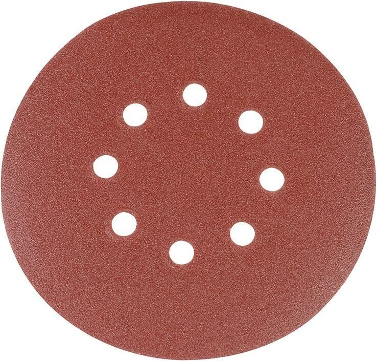 Silverline - Klettschleifscheiben, gelocht, 150 mm, 10er-Pckg. 120er-Körnung
