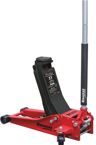 Rollwagenheber 3T extra niedrig Doppelkolben DRAKKAR EQUIPEMENT - 52542