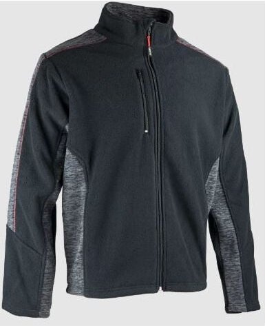 Polar Jacke grau meliert / schwarz t.l - 2289 T.4 - LMA