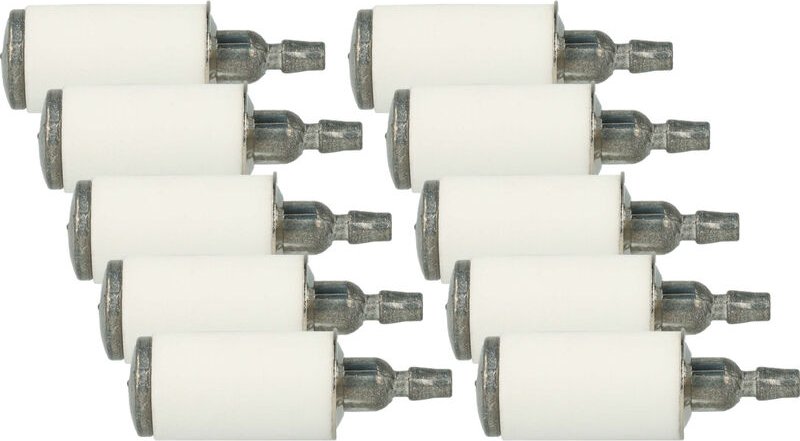 vhbw 10x Kraftstofffilter kompatibel mit Craftsman 358794763, 358794765, 358794764 Gartengeräte z.B. Motorsäge Motorsens...