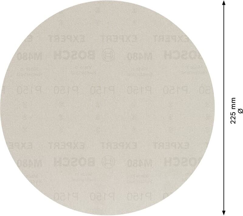 Professional Expert M480 Schleifnetz für Trockenbauschleifer, 225 mm, g 150, 25-tlg. (2608900710) - Bosch
