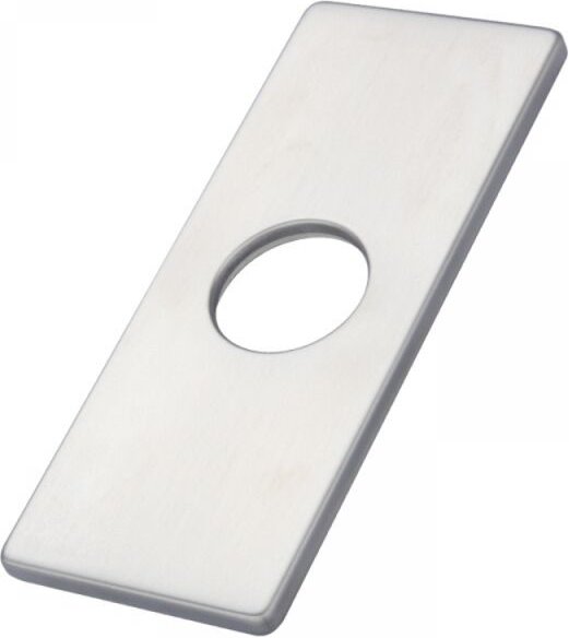 Sollbry - Lochabdeckung Deckplatte Einloch-Küchenspüle-Wasserhahn-Rosette, quadratische Deckplatte Edelstahl-Rosette zum...