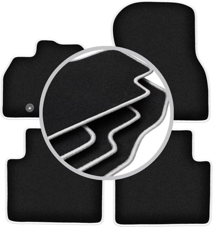 CARLUX-SILVER Autofußmatten für: Renault Zoe II Fließheck (2018-)