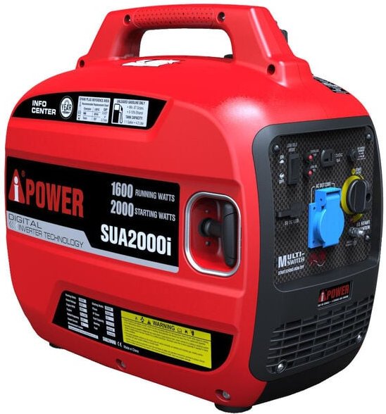 AiPOWER Inverter Stromerzeuger Benzin 2000 Watt SUA2000i 230V