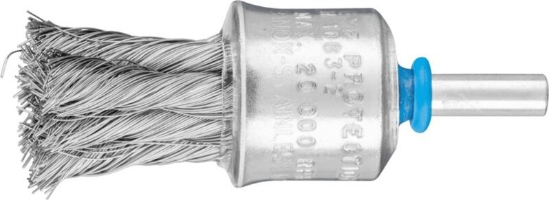 Pferd - Pinselbürste pbg inox D.23mm Drahtstärke 0,25mm va 20000min-¹