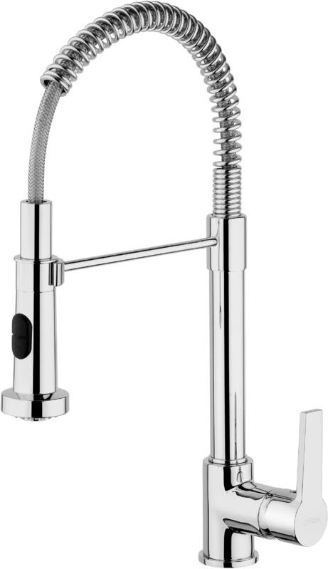 Einhebelmischer für Spüle LE MANS, geteiltes Chrom