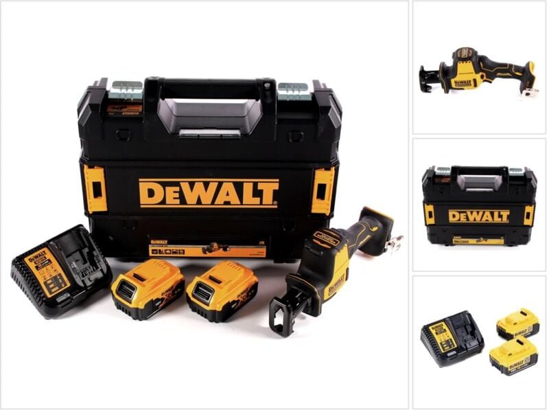 Thumbnail - Dewalt - dcs 369 M2 Akku Säbelsäge 18 v + 2x Akku 4,0 Ah + Ladegerät + tstak