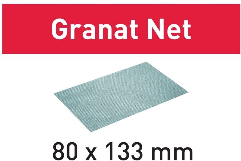 Netzschleifmittel stf 80x133 P100 gr NET/50 Granat Net – 203286 - Festool