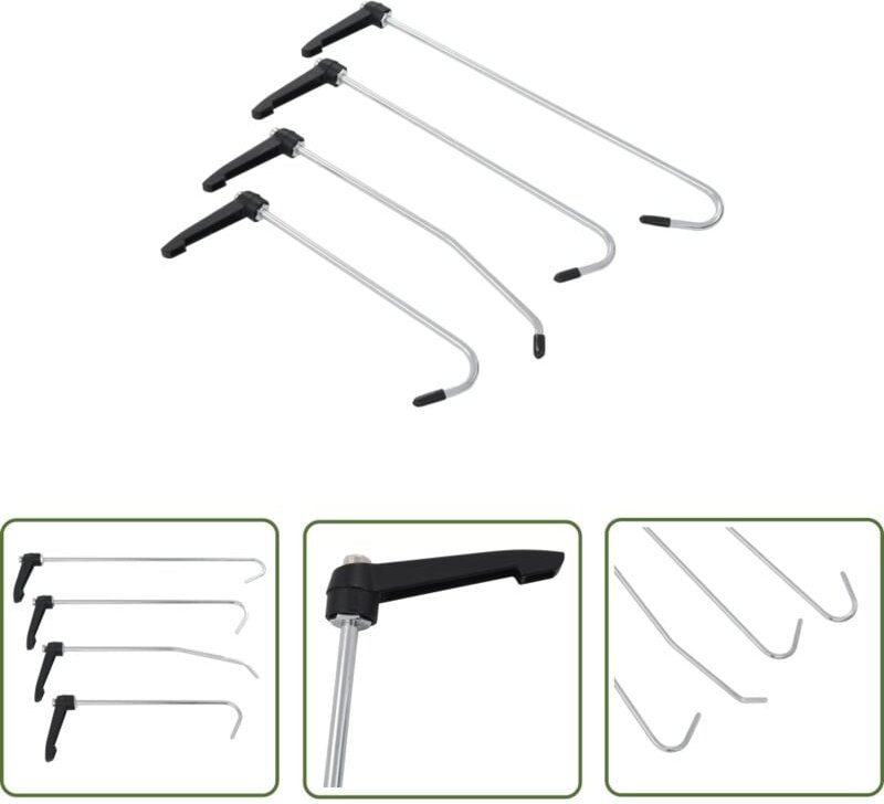 The Living Store 4-tlg. Ausbeulwerkzeug Set - Dellen Reparatur - Autolackschutz - Ausbeuler - Auto Werkstatt - Blechbear...