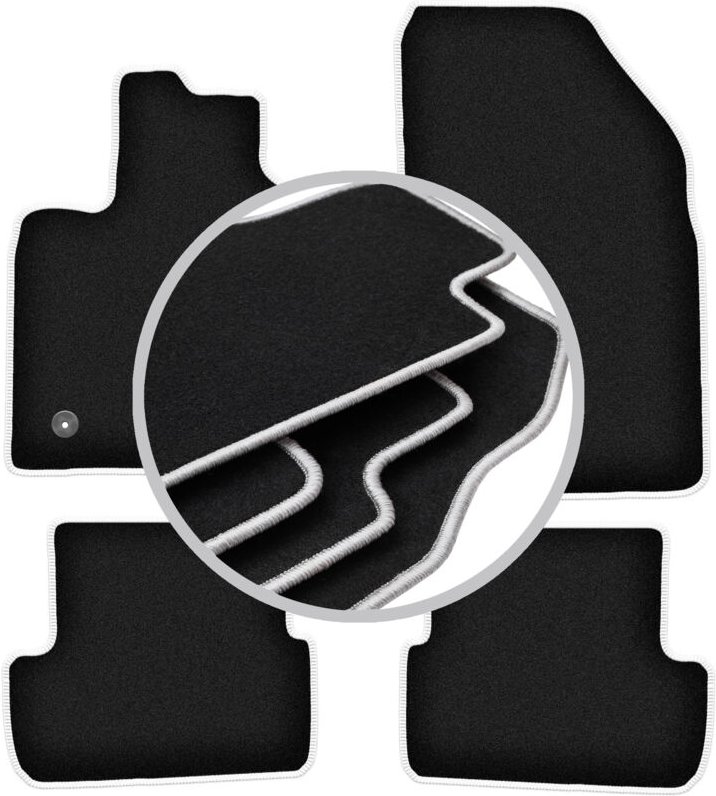 CARLUX-SILVER Autofußmatten für: Dacia Sandero III Fließheck (2021-)