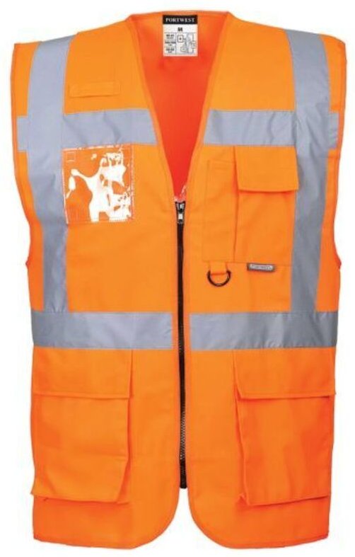 Hochsichtbare Executive-Weste - Berlin Orange 2XL