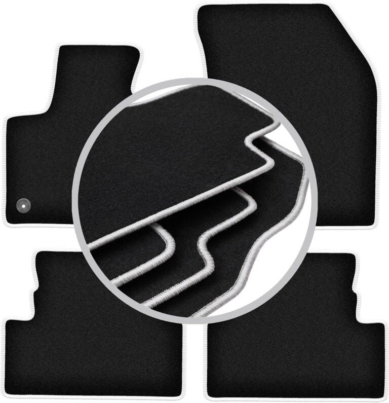 CARLUX-SILVER Autofußmatten für: Peugeot 3008 II Crossover (2016-)