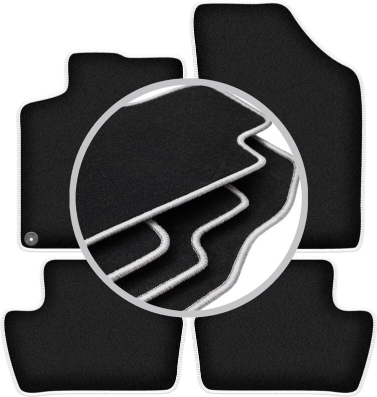 CARLUX-SILVER Autofußmatten für: DS. 4 Crossback-Fließheck (2015–2018)