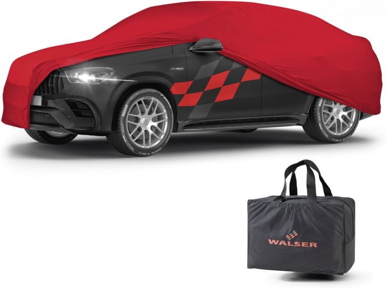 Autoplane Indoor Stretch Plus, PKW-Abdeckplane SUV Größe XL rot