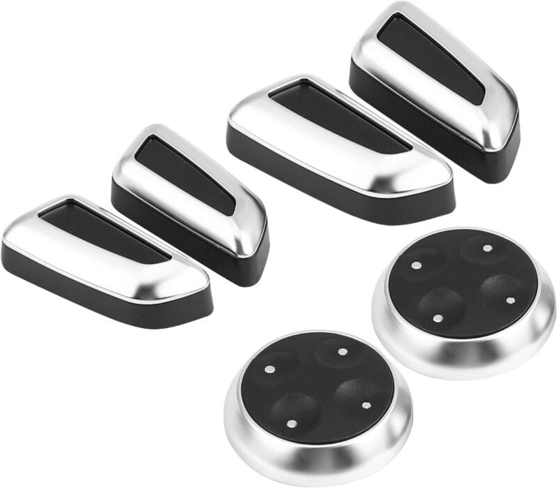 Ej.life - Sitzeinstellung Schalterabdeckung, 6Pcs Auto-Sitz Einstellknopf Knopf Schalterabdeckung Trim