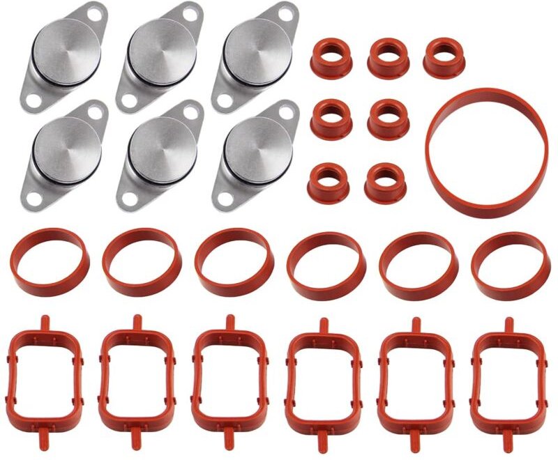 Beijiyi - 6 x 22 mm Ansaugklappen-Löschsatz 11612246949 für E87 E46 E90 E91 E92 E93 E39 E60 E83 E53