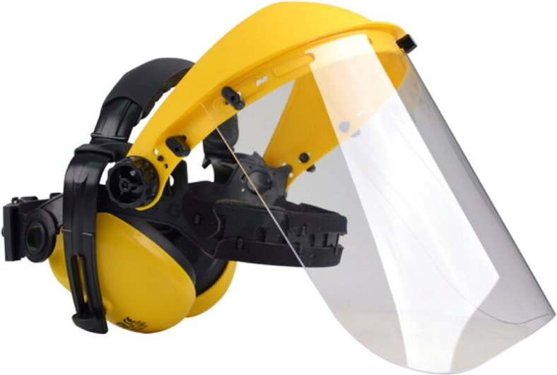 Polycarbonat-Visier mit Ohrenschutz Oregon Q515062