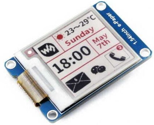 1,54' 200x200 E-Ink-Displaymodul (dreifarbig)